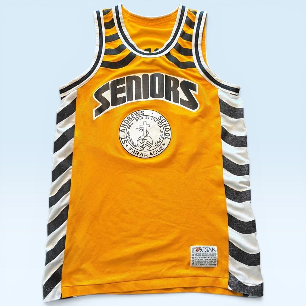Vintage St Andrews School Paranaque Jersey Small Basketball Botak Seniors 14